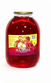 Сокосодержащий напиток яблочный с ароматом «Малина»