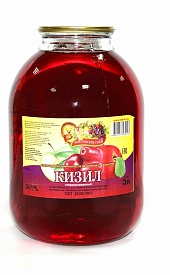 Сокосодержащий напиток яблочный с ароматом «Кизил»